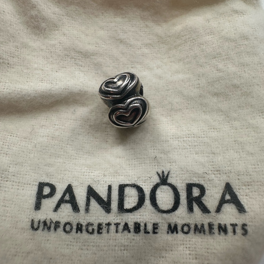 Pandora Locked Charm - Hearts